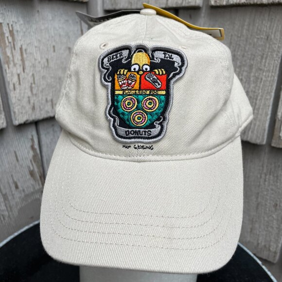 Simpsons Baseball Hat 2007 Beer TV Donuts NWT - Picture 2 of 11